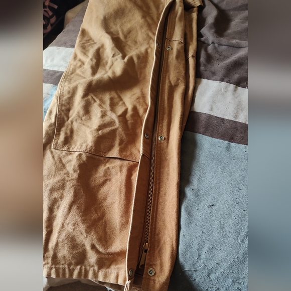 Carhartt vintage zip to thigh bib overalls 40 x 30 - Picture 6 of 7